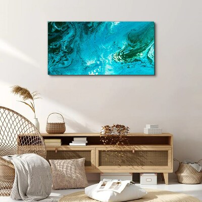 Obraz Canvas Oceaniczne fale w błękicie