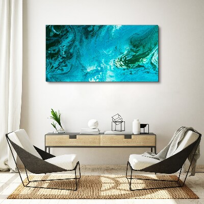 Obraz Canvas Oceaniczne fale w błękicie