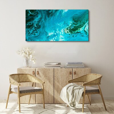 Obraz Canvas Oceaniczne fale w błękicie