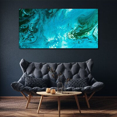 Obraz Canvas Oceaniczne fale w błękicie