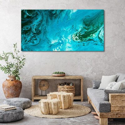 Obraz Canvas Oceaniczne fale w błękicie