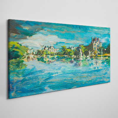 Obraz Canvas Zalew w blasku słońca