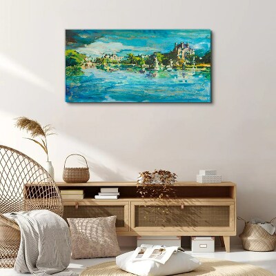 Obraz Canvas Zalew w blasku słońca