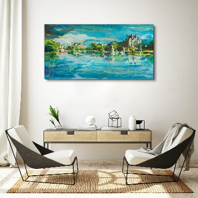 Obraz Canvas Zalew w blasku słońca