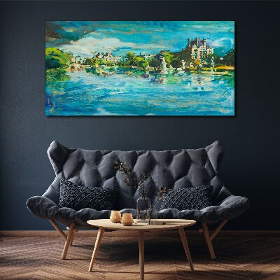 Obraz Canvas Zalew w blasku słońca