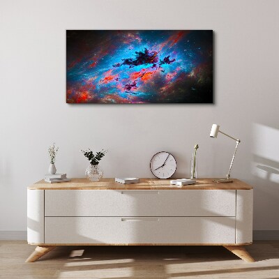 Obraz Canvas Kosmiczny taniec kolorów