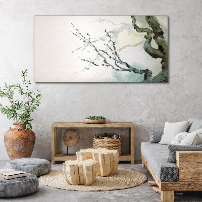 Obraz Canvas Delikatne gałęzie w akwareli