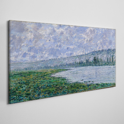 Obraz na Płótnie Sekwana w Vétheuil Monet