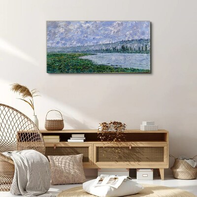 Obraz na Płótnie Sekwana w Vétheuil Monet