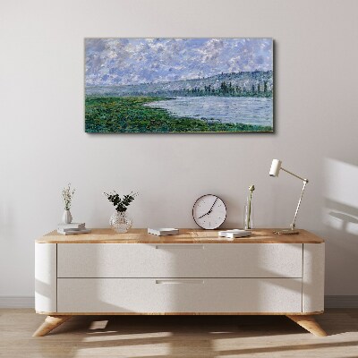 Obraz na Płótnie Sekwana w Vétheuil Monet