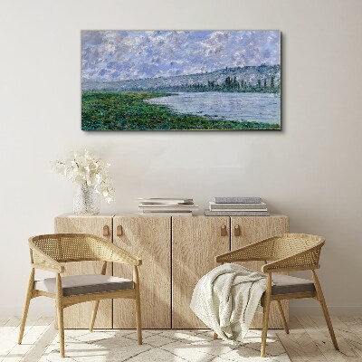 Obraz na Płótnie Sekwana w Vétheuil Monet