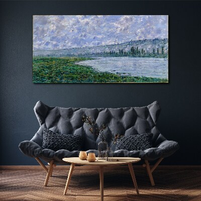 Obraz na Płótnie Sekwana w Vétheuil Monet