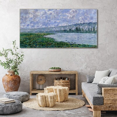 Obraz na Płótnie Sekwana w Vétheuil Monet