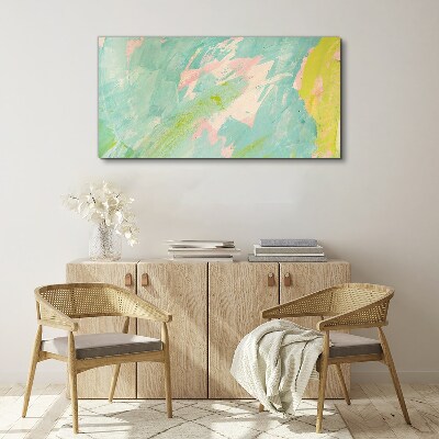 Obraz Canvas Abstrakcyjna kompozycja w pastelowych kolorach