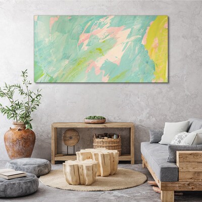 Obraz Canvas Abstrakcyjna kompozycja w pastelowych kolorach