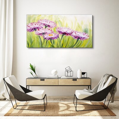 Obraz Canvas kwiaty rośliny trawa