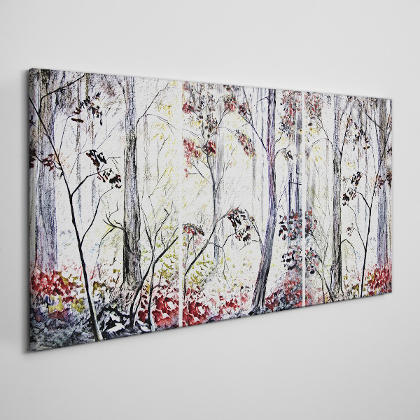 Obraz Canvas Leśna mgła