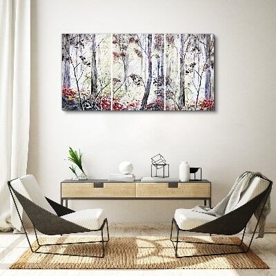 Obraz Canvas Leśna mgła