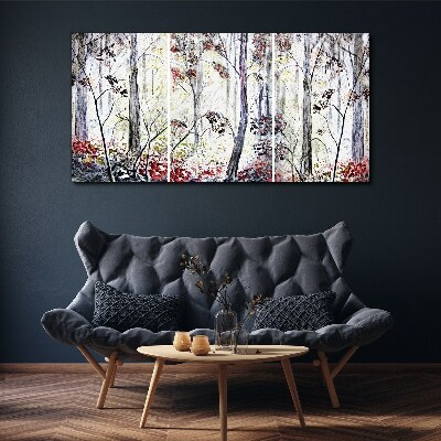 Obraz Canvas Leśna mgła