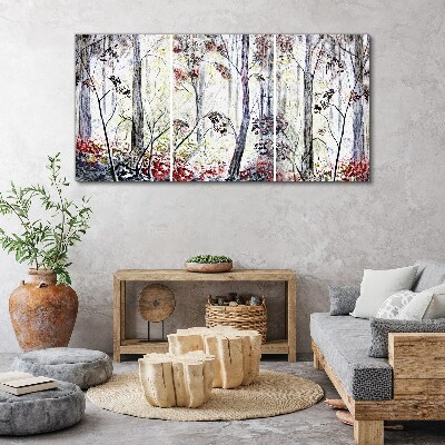 Obraz Canvas Leśna mgła
