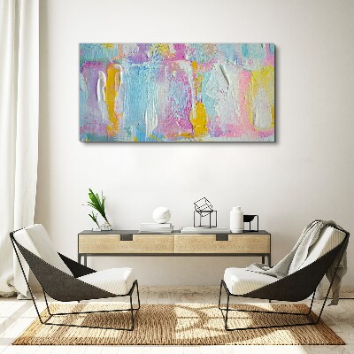Obraz Canvas Pastelowe emocje w abstrakcji