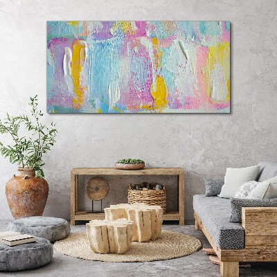 Obraz Canvas Pastelowe emocje w abstrakcji
