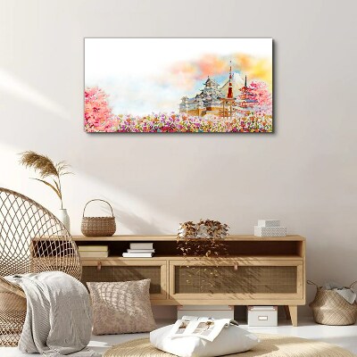 Obraz Canvas Japoński krajobraz wiosenny