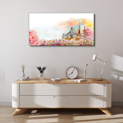Obraz Canvas Japoński krajobraz wiosenny