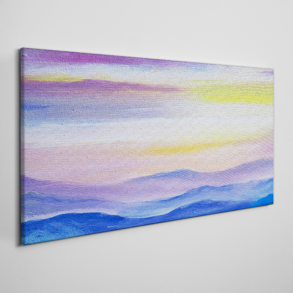 Obraz Canvas Poranny pejzaż w pastelowych odcieniach