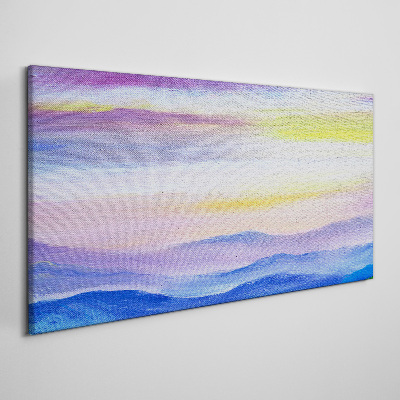 Obraz Canvas Poranny pejzaż w pastelowych odcieniach
