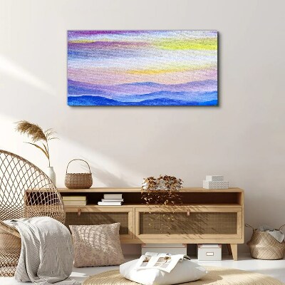 Obraz Canvas Poranny pejzaż w pastelowych odcieniach