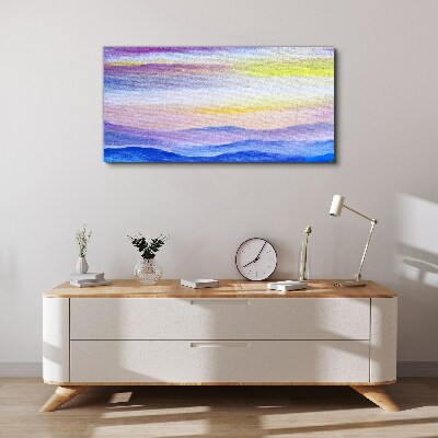 Obraz Canvas Poranny pejzaż w pastelowych odcieniach