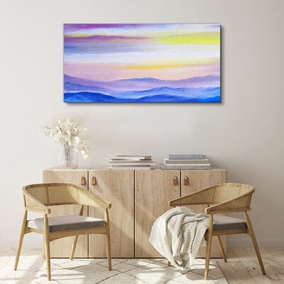 Obraz Canvas Poranny pejzaż w pastelowych odcieniach