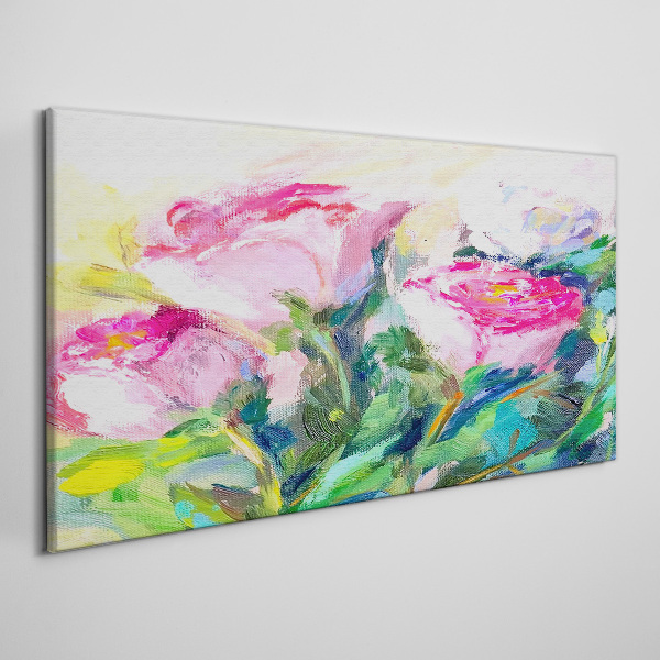 Obraz Canvas Kwiatowa kompozycja w pastelowych odcieniach