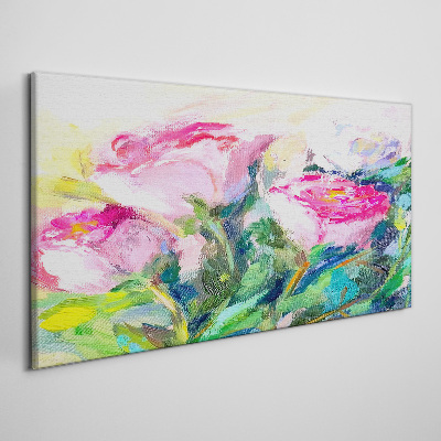 Obraz Canvas Kwiatowa kompozycja w pastelowych odcieniach