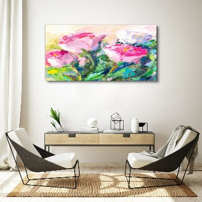 Obraz Canvas Kwiatowa kompozycja w pastelowych odcieniach