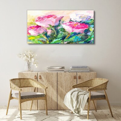 Obraz Canvas Kwiatowa kompozycja w pastelowych odcieniach