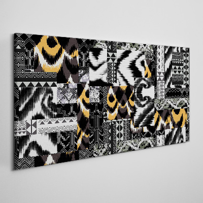 Obraz Canvas Abstrakcyjne wzory w monochromatycznych odcieniach