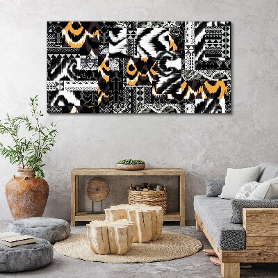 Obraz Canvas Abstrakcyjne wzory w monochromatycznych odcieniach