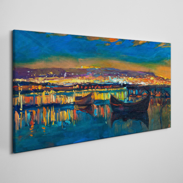 Obraz Canvas Zatoka w blasku zachodu słońca