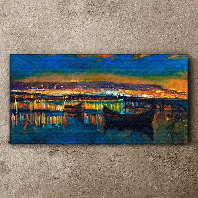 Obraz Canvas Zatoka w blasku zachodu słońca