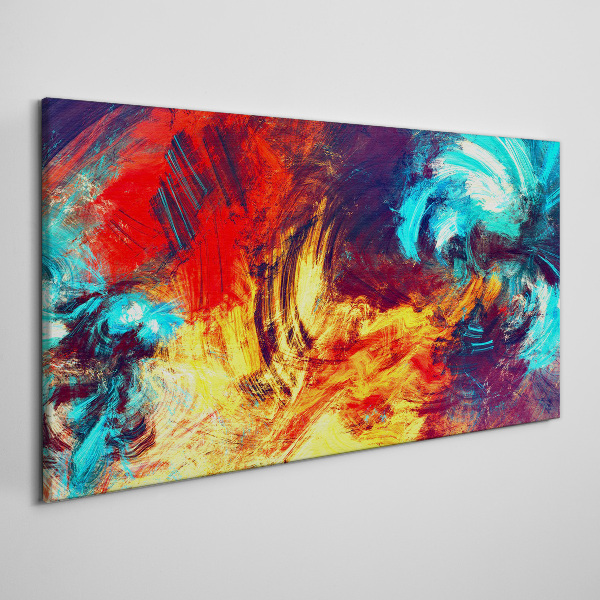 Obraz Canvas Ekspresyjny taniec kolorów
