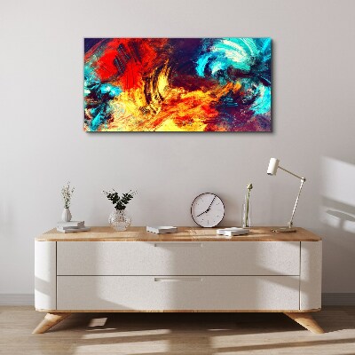 Obraz Canvas Ekspresyjny taniec kolorów
