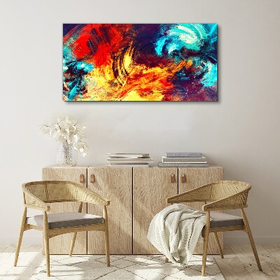 Obraz Canvas Ekspresyjny taniec kolorów