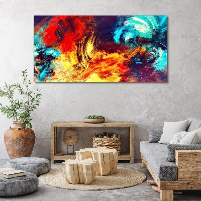 Obraz Canvas Ekspresyjny taniec kolorów