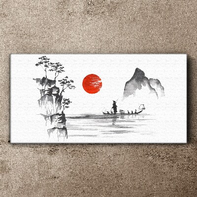 Obraz Canvas Japonia tradycyjne malarstwo