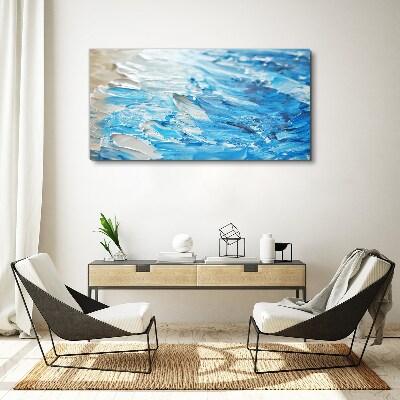Obraz Canvas Fale w odcieniach błękitu