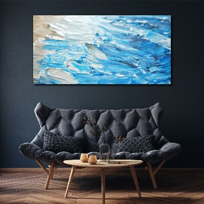 Obraz Canvas Fale w odcieniach błękitu