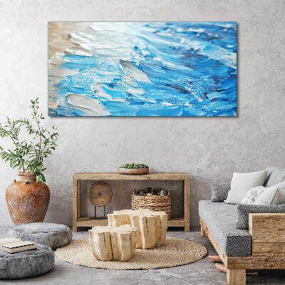 Obraz Canvas Fale w odcieniach błękitu