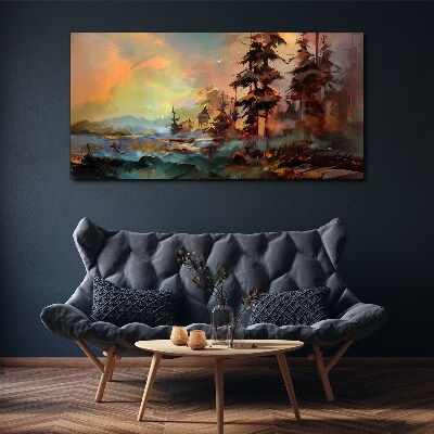 Obraz Canvas Tajemniczy krajobraz górski